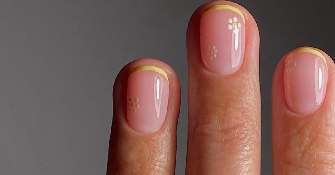 Yellow French Tip Nails Are Having a Moment Right Now