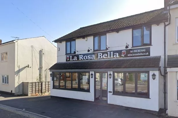 La Rosa Bella on Liverpool Road, Irlam