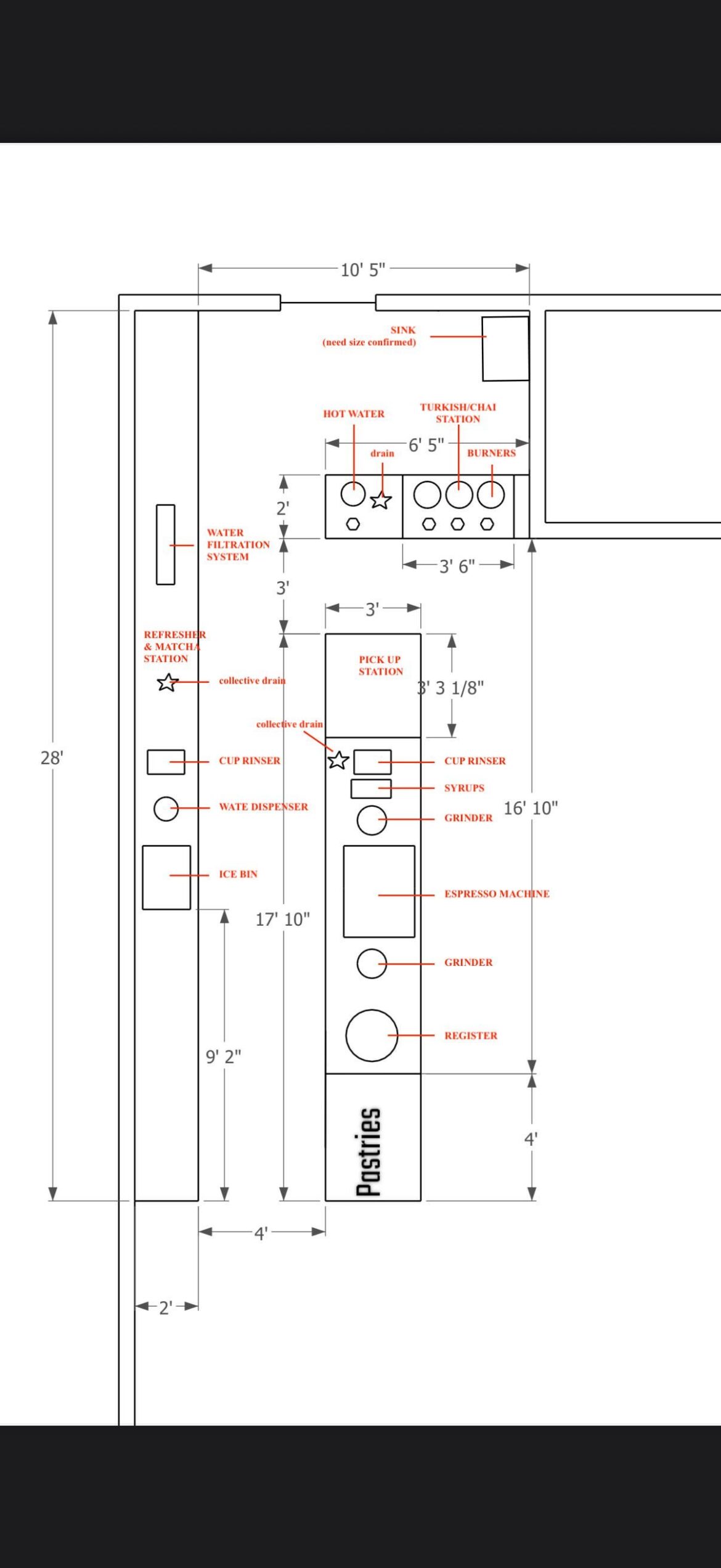Can someone review our cafe bar setup and criticize it?