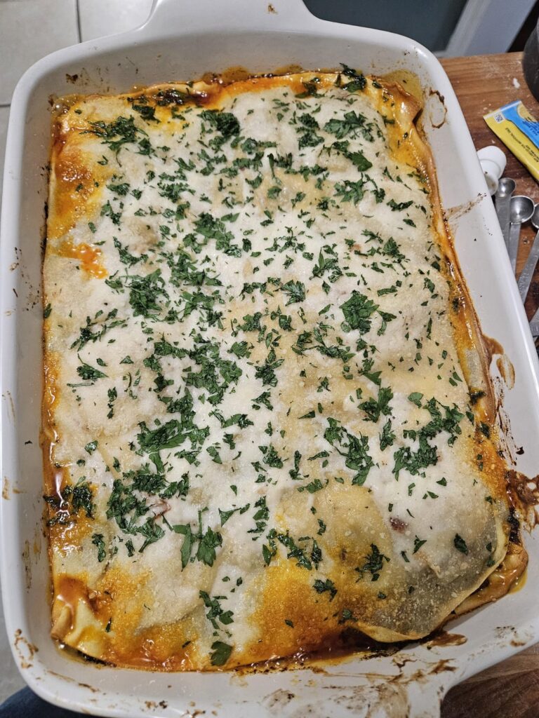 Beef short rib lasagna