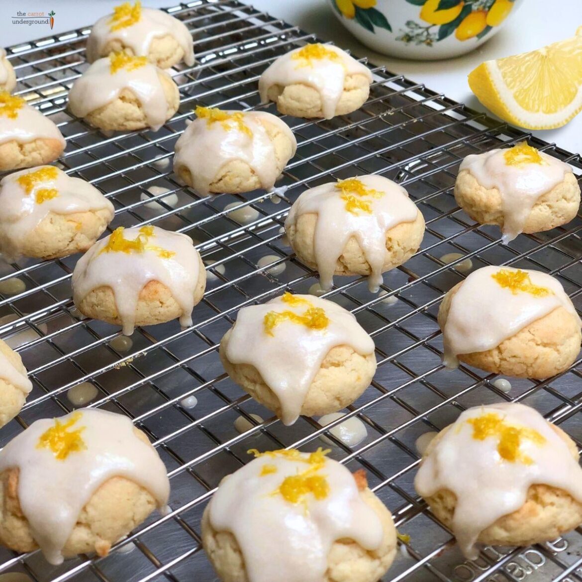 Vegan Lemon Drop Cookies🍋
