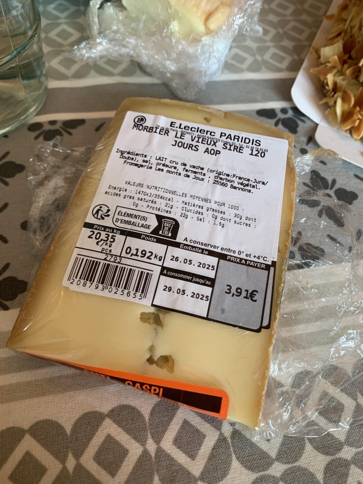 Day 8 trying different cheese in France. This was 7.6/10