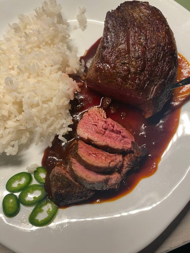 First time cooking a thicker steak — would love feedback!