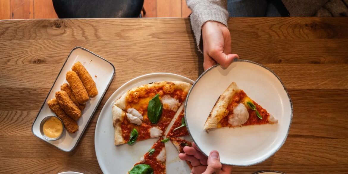 Vegan pizza and pasta at Nolita