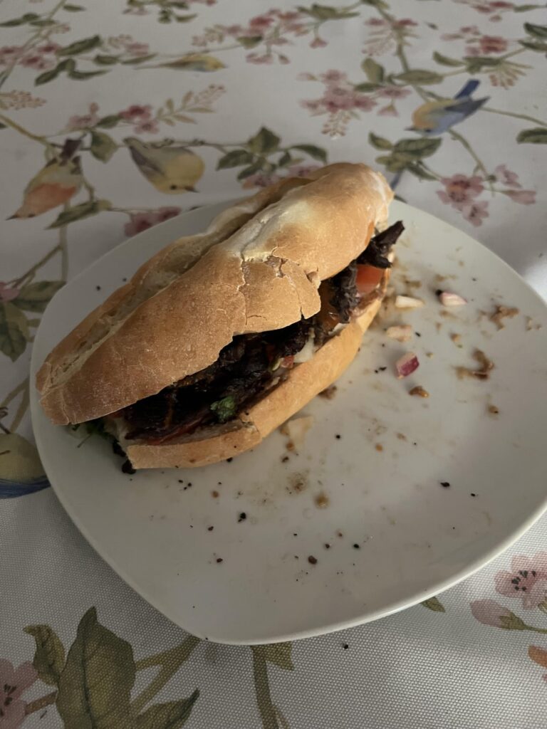 How many calories in this homemade torta?
