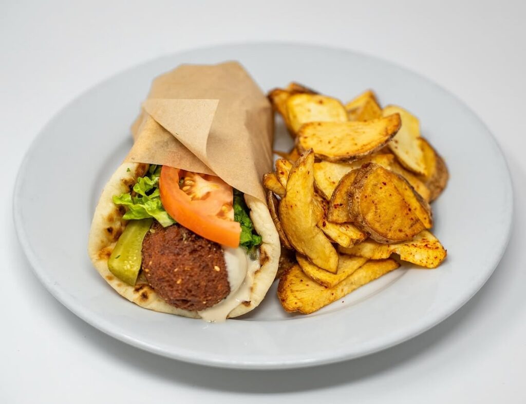 Falafel Sandwich (Photo courtesy of Zayna Mediterranean)