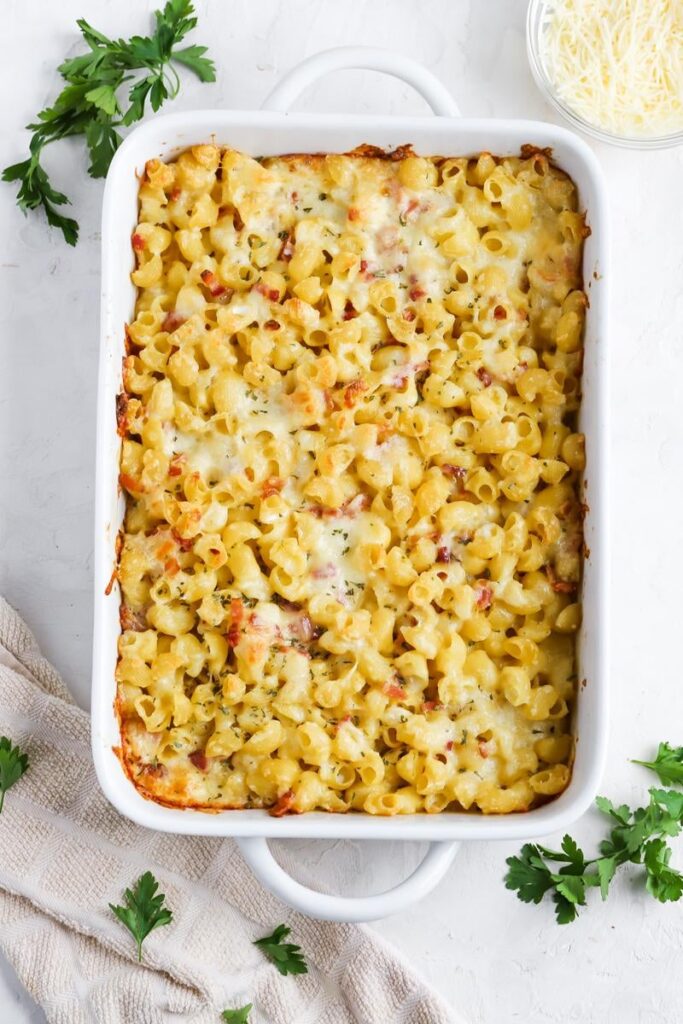 Baked Bacon Mac and Cheese