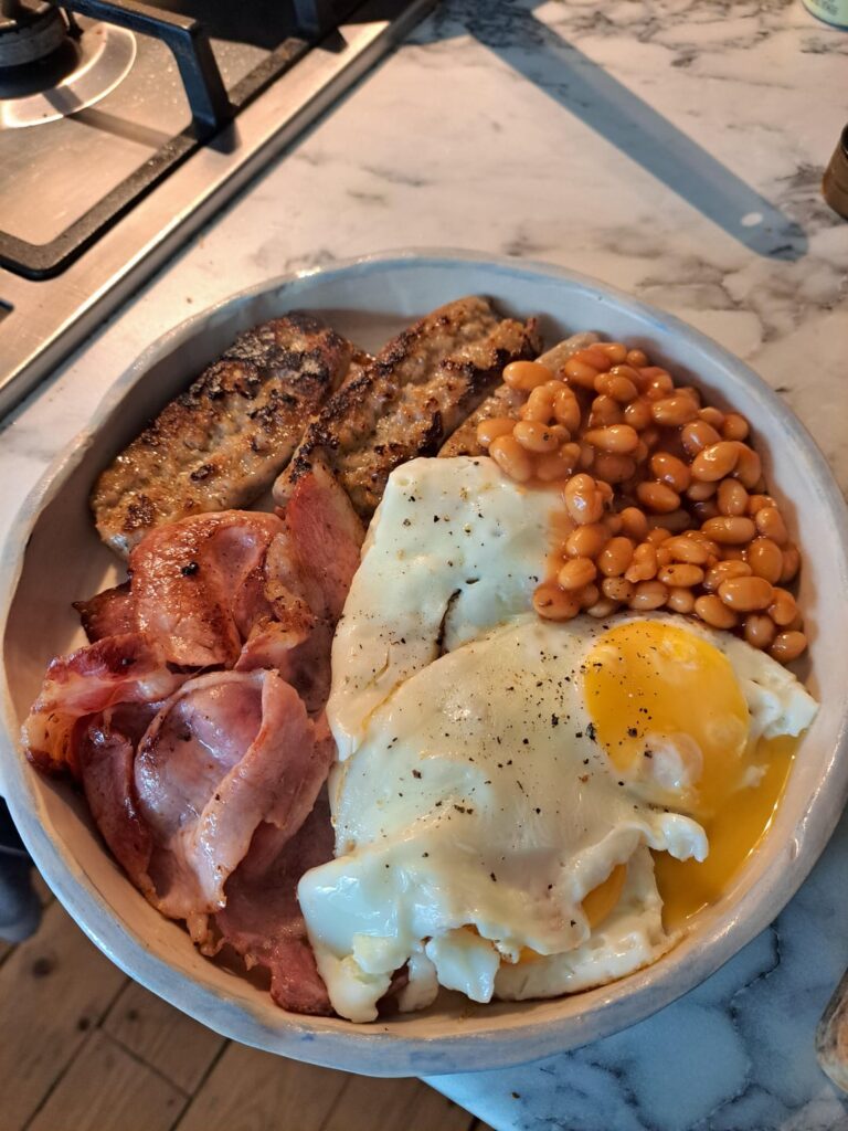 Home cooked English breakfast