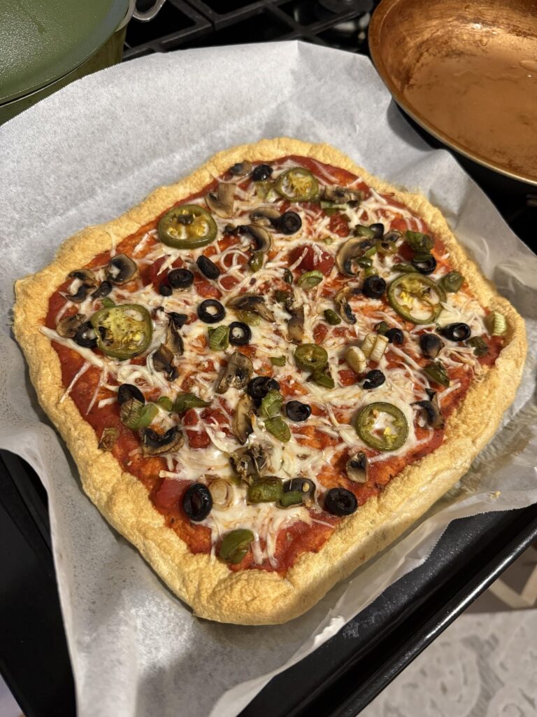 I saw a domino’s commercial..