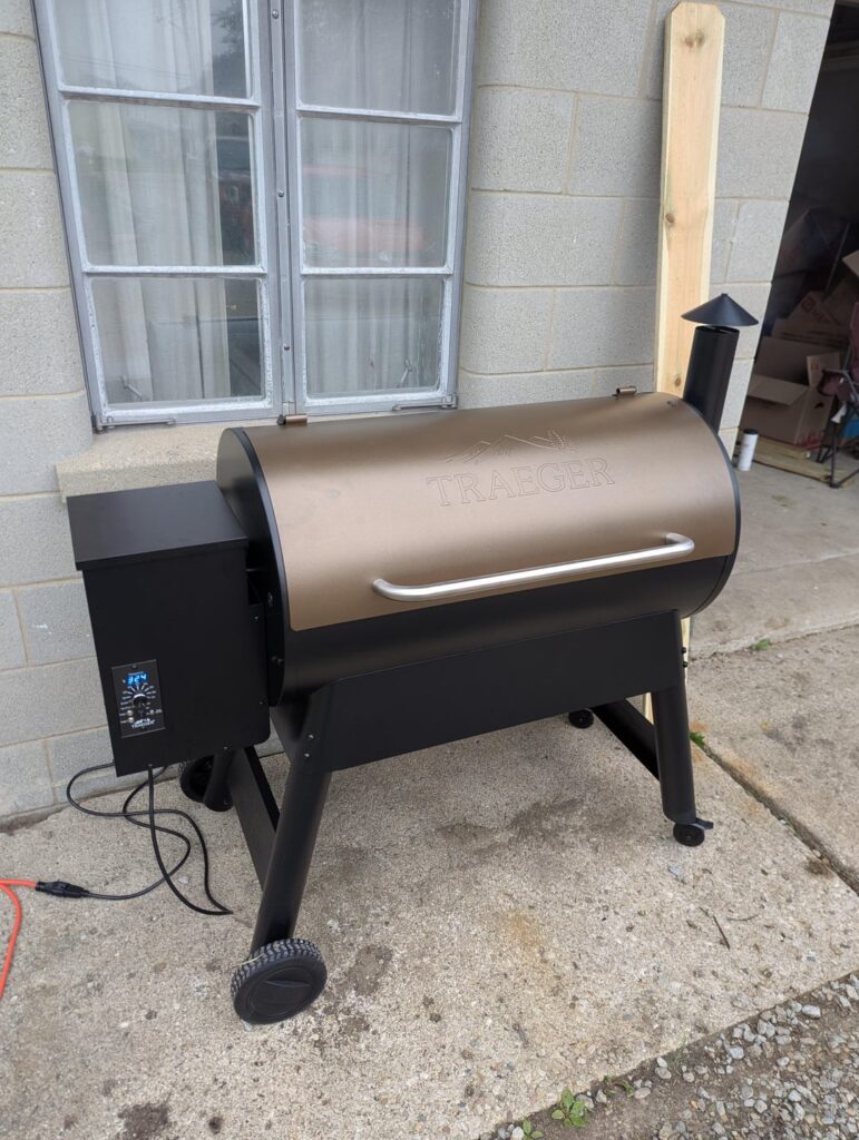 Got my first house, got my first traeger!