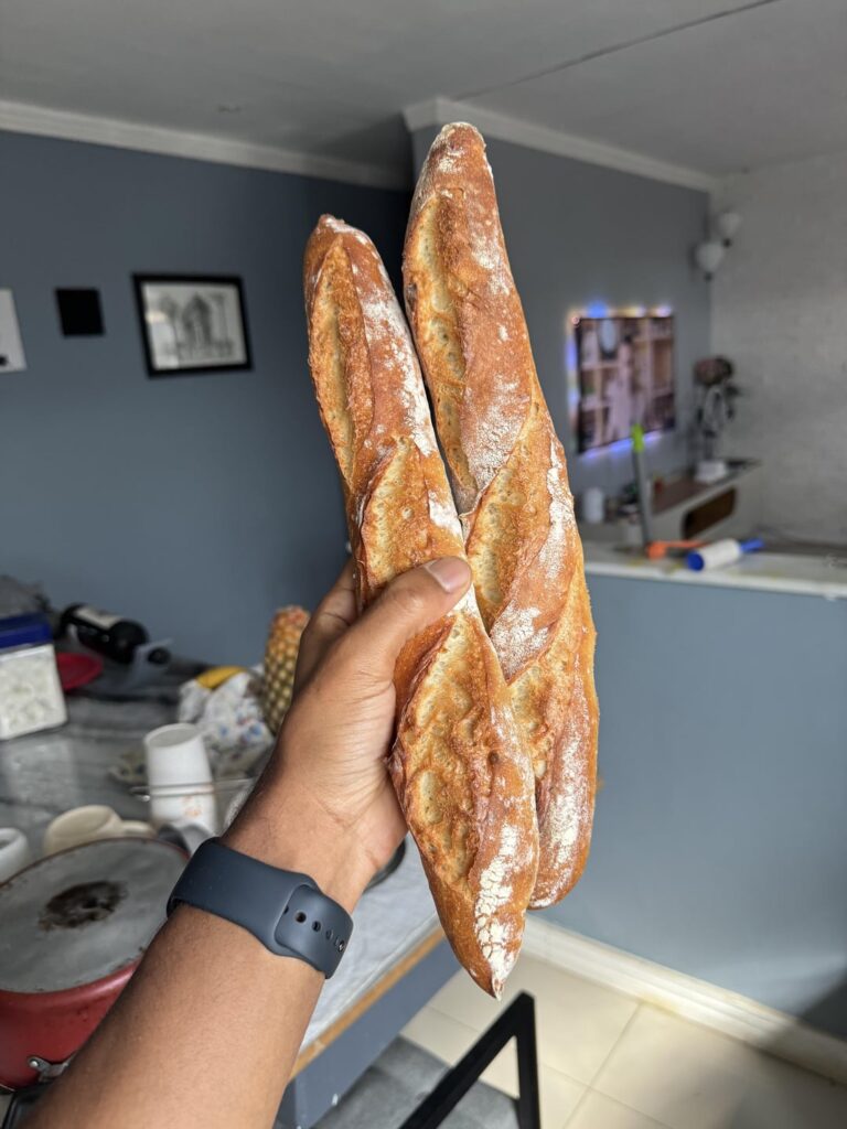 After seeing some many baguettes, I tried it myself