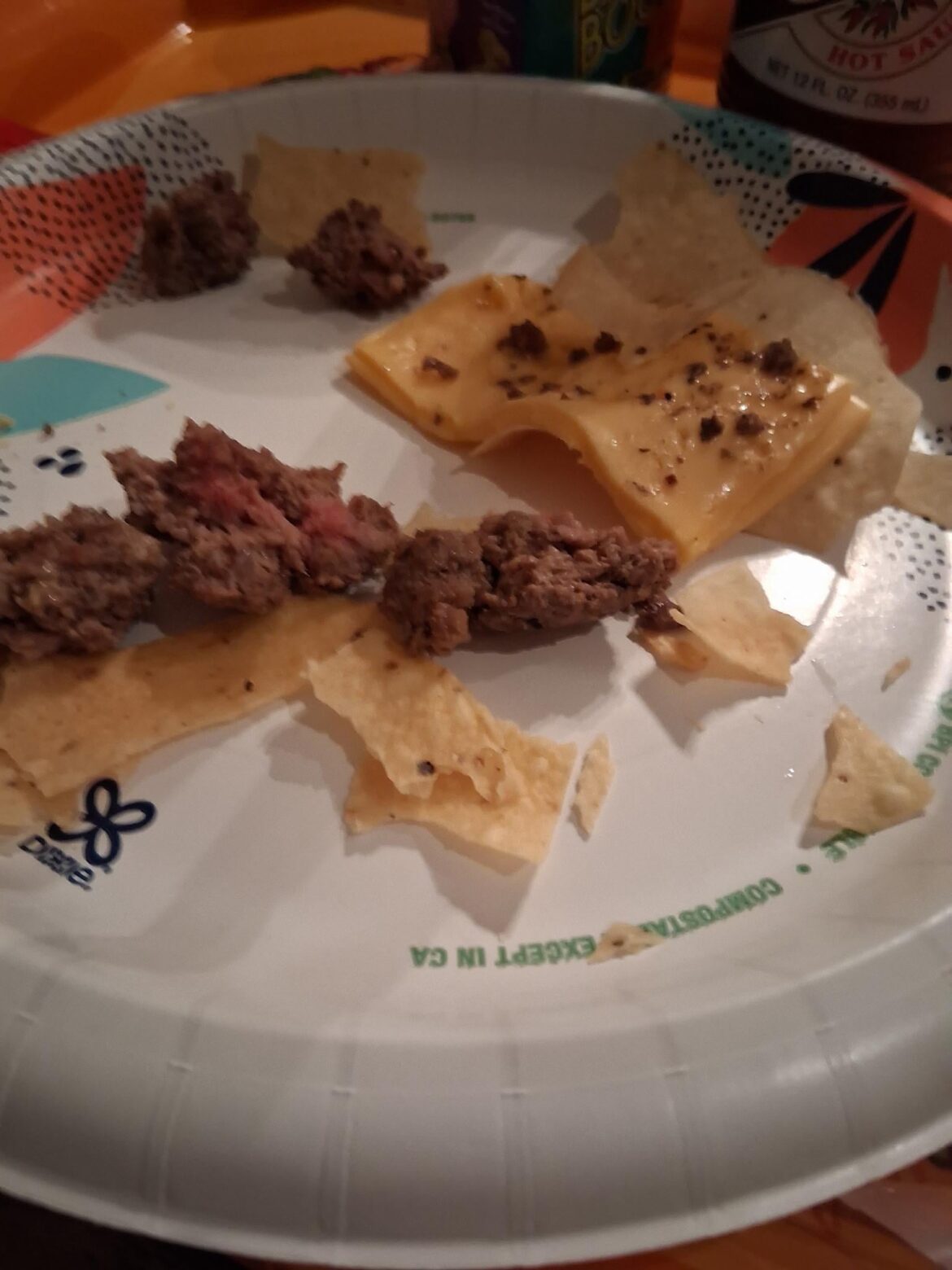 My aunt got mad at me because I was wasting food. Her nachos.....