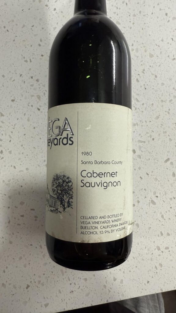 Wine bottles 1980 and 1983