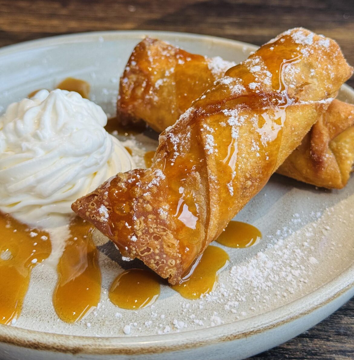 Apple Pie Eggrolls for dessert last night.