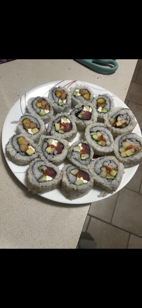 First and second time making sushi :)