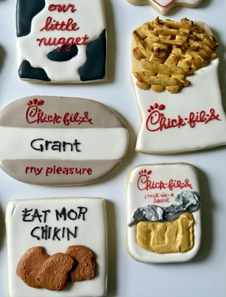 what my cookies looked like before the tragic color bleed