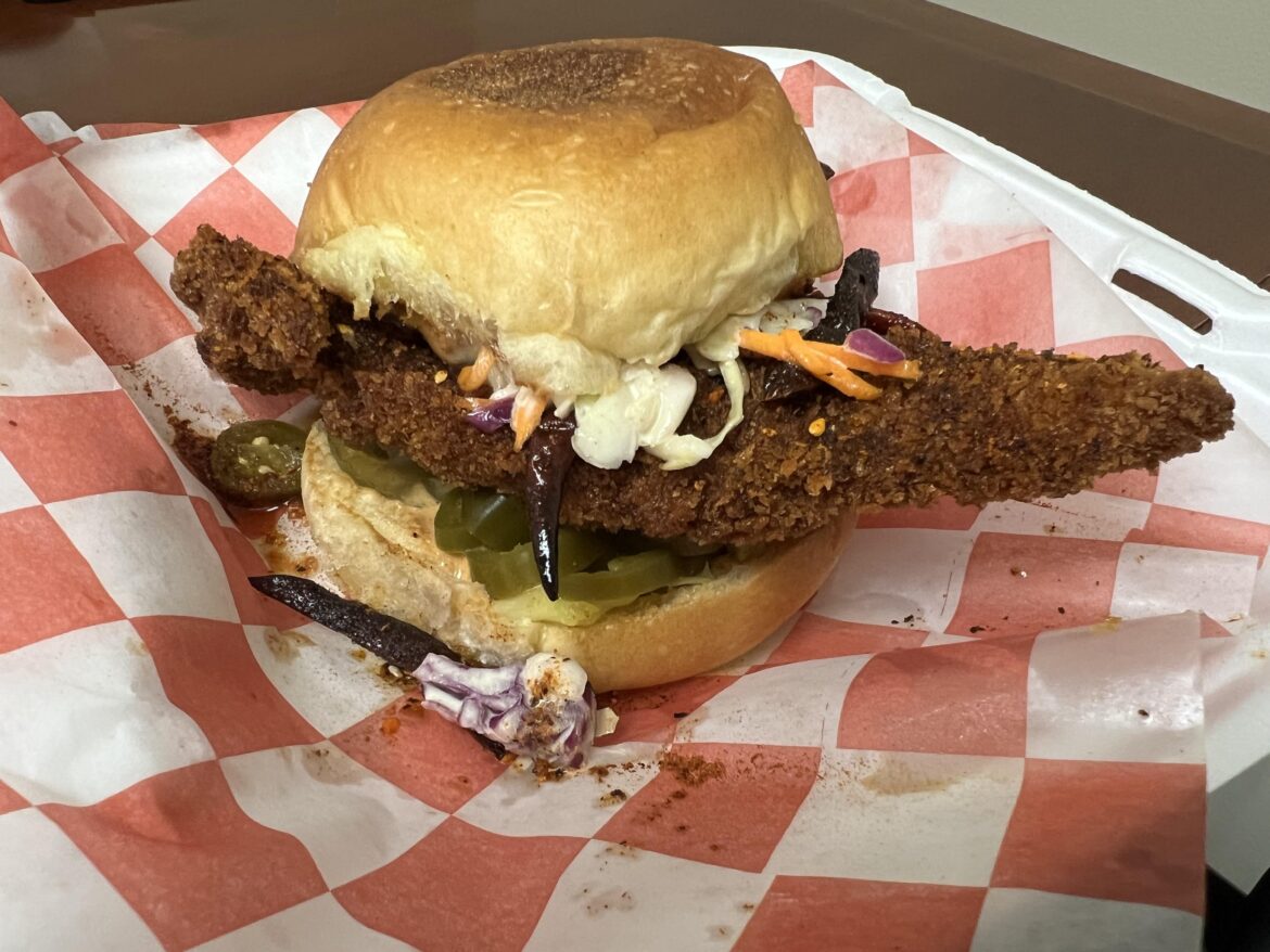 D.N.A. (Do not attempt) Katsu Chicken Sandwich from Krazy Katsu in San Antonio!