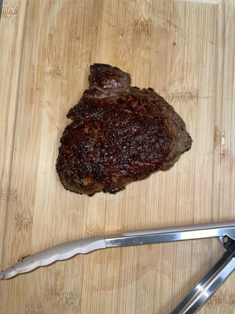 First time making a steak.