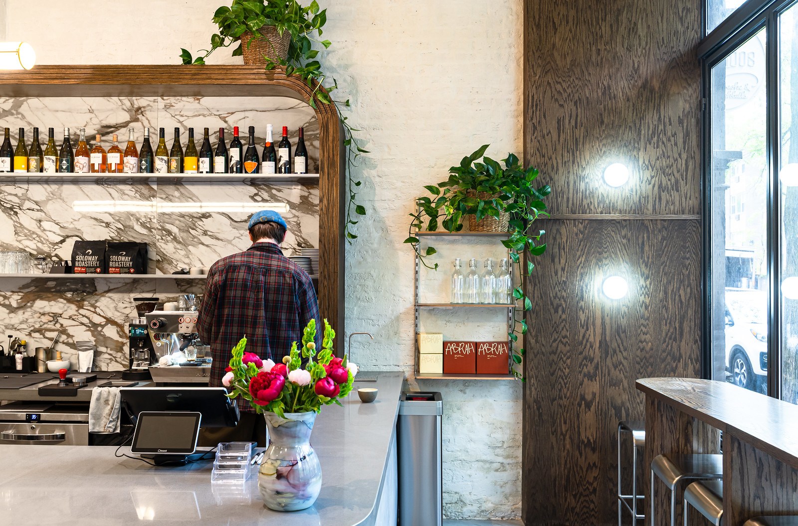 A selection of food from Abrah, a new Ukrainian cafe that just opened in Lincoln Park.