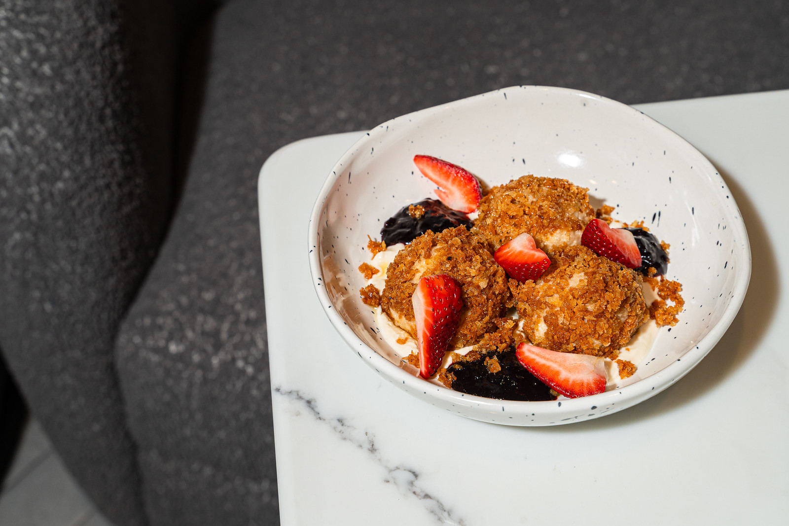 A selection of food from Abrah, a new Ukrainian cafe that just opened in Lincoln Park.