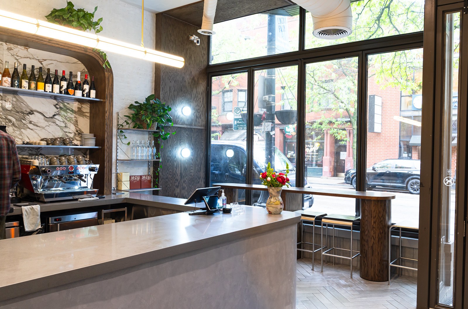 A selection of food from Abrah, a new Ukrainian cafe that just opened in Lincoln Park.