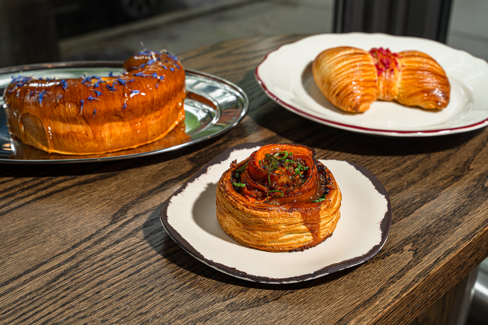 A selection of food from Abrah, a new Ukrainian cafe that just opened in Lincoln Park.
