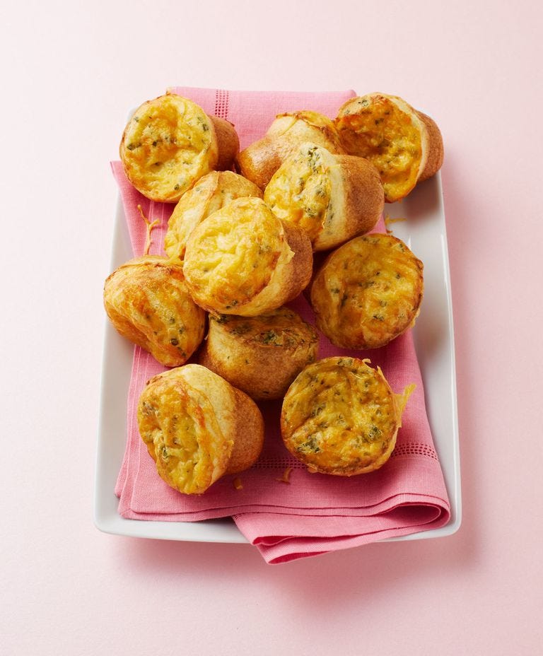 4th of july appetizers   mini cheese popovers