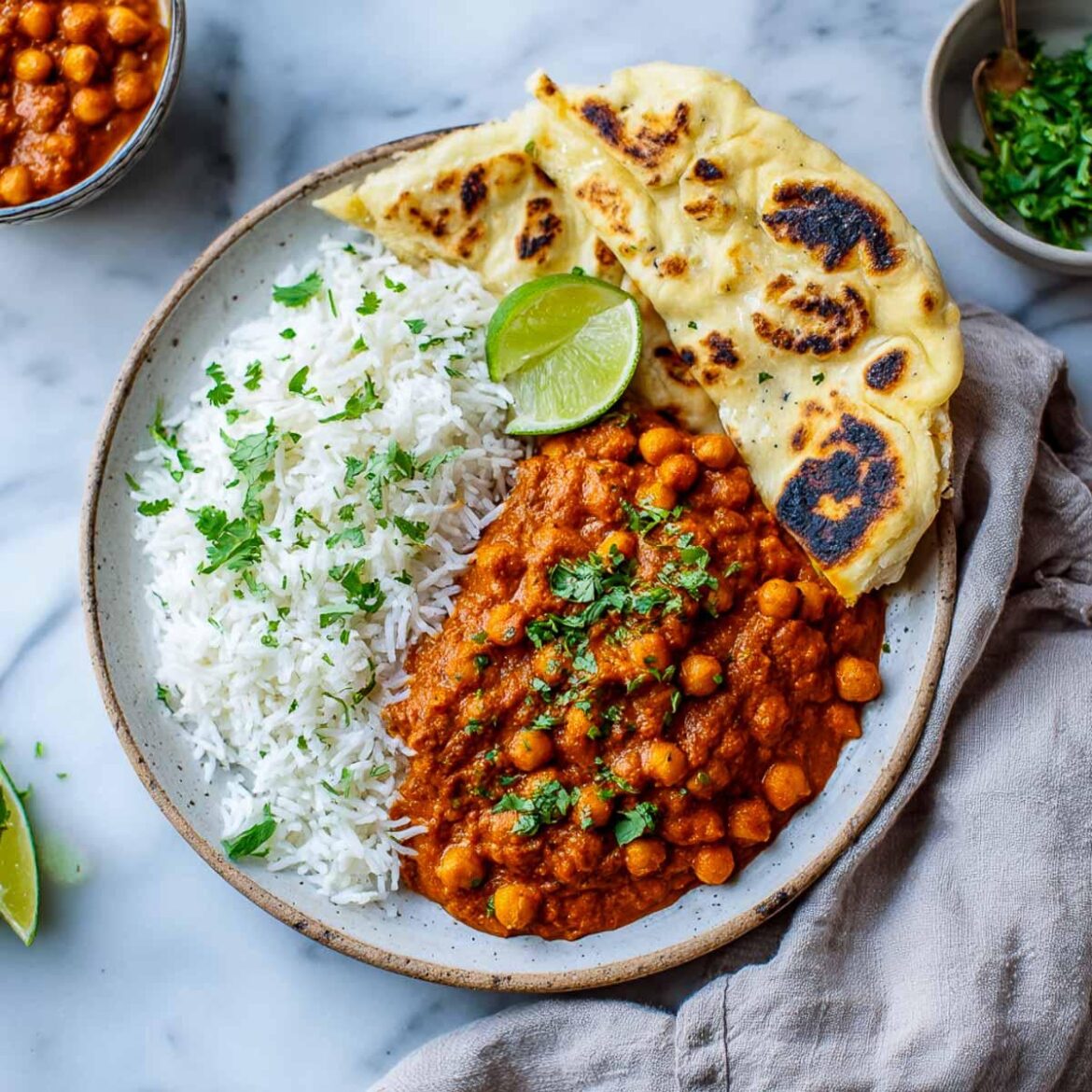 Made this crockpot vegan chickpea tikka masala last night, so easy and comforting
