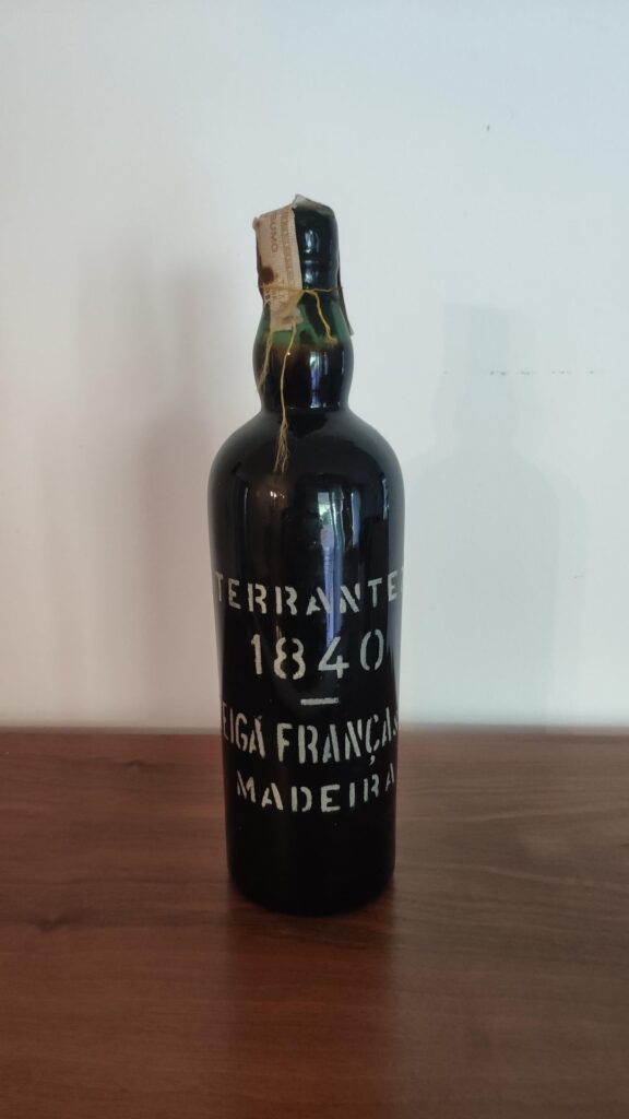 Bottle of Terrantez 1840