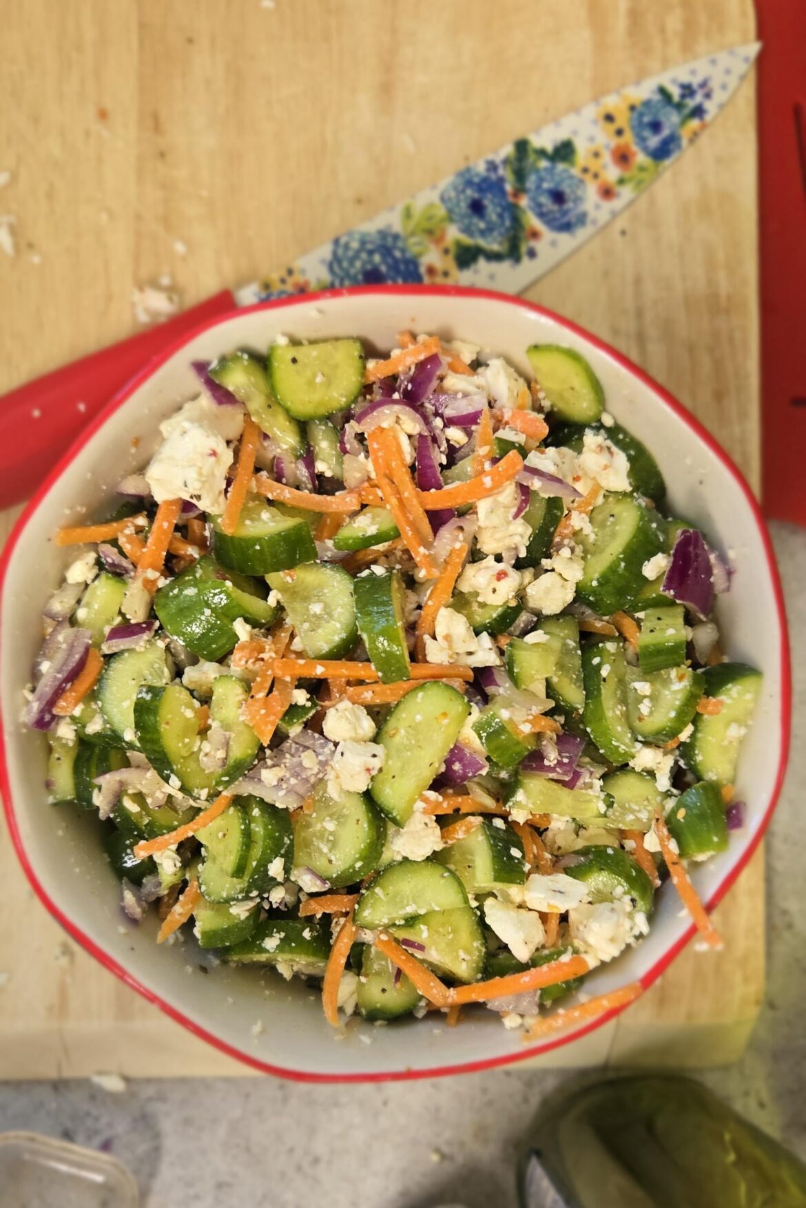 Cucumber Feta Salad Cucumber Feta Salad
