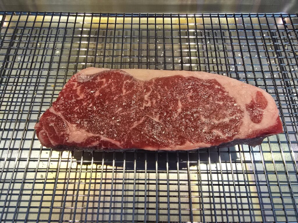 Did up a steak for the wife and I last night