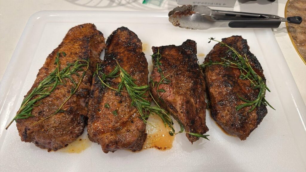 Wife wanted steaks for dinner and I delivered