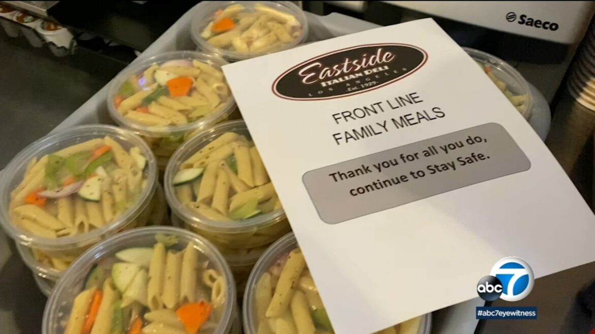 Downtown LA’s Eastside Market Italian Deli delivers meals to frontline workers during coronavirus Downtown LA's Eastside Market Italian Deli delivers meals to frontline workers during coronavirus
