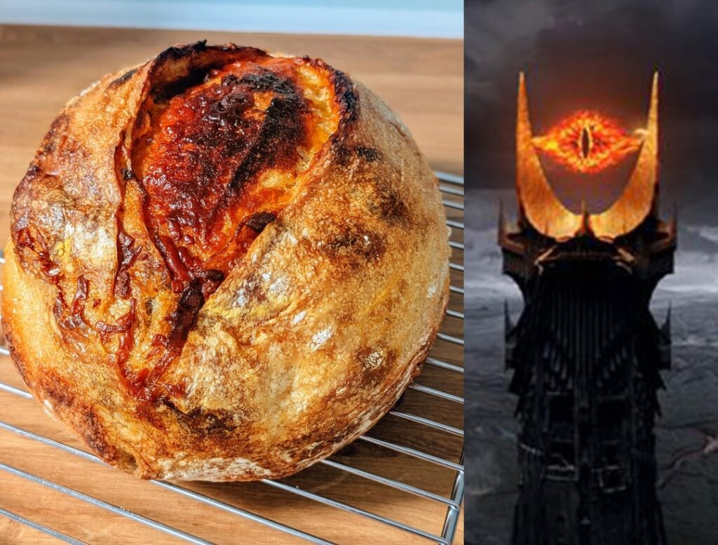 Accidentally made the Eye of Sourdough today