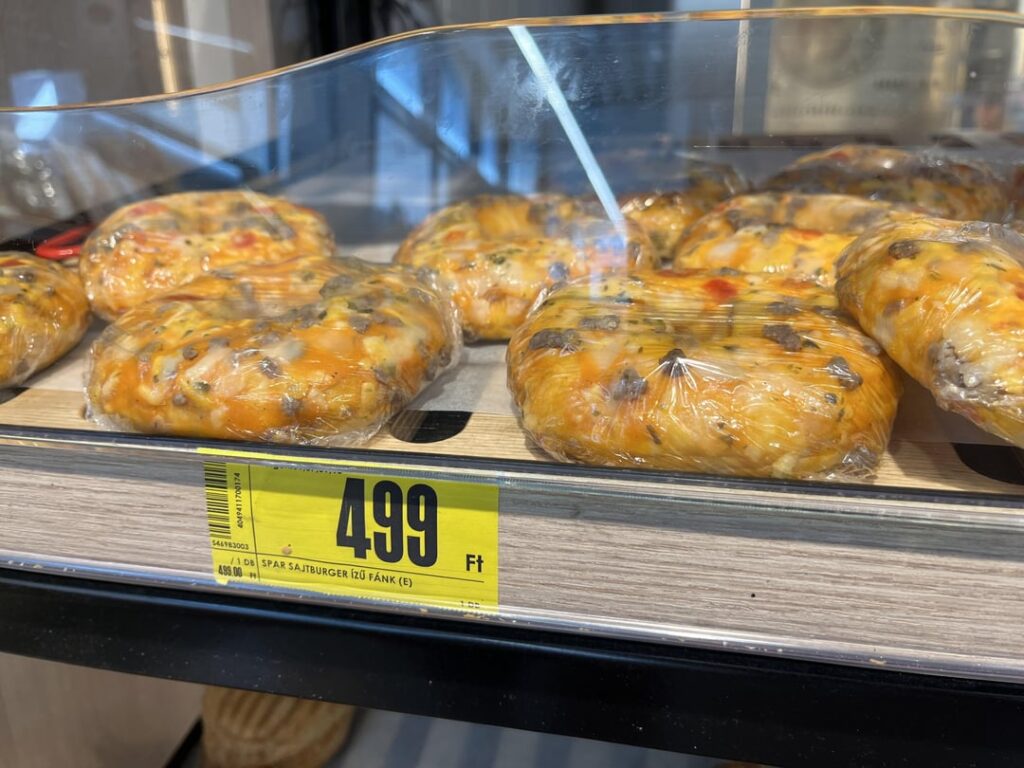 “Cheeseburger flavored donuts” from SPAR