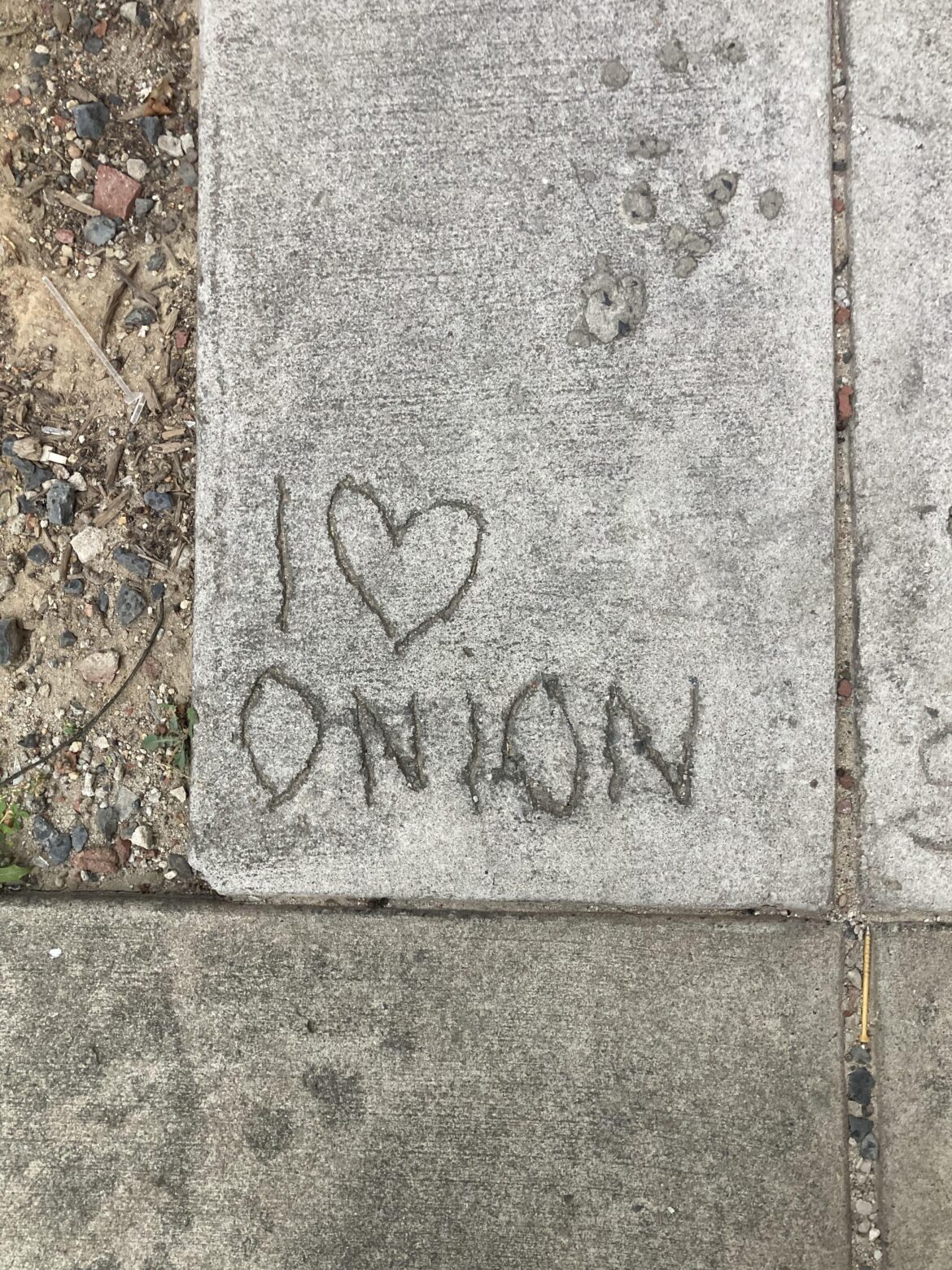 Some love on a Philadelphia sidewalk!