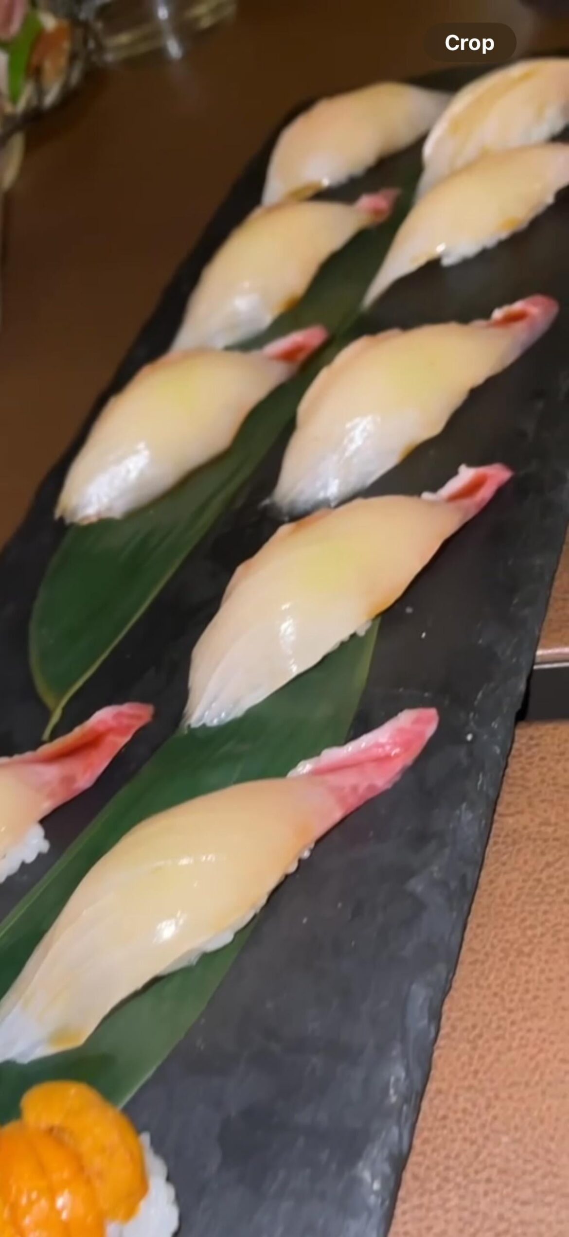 What type is nigiri is this? Amberjack?