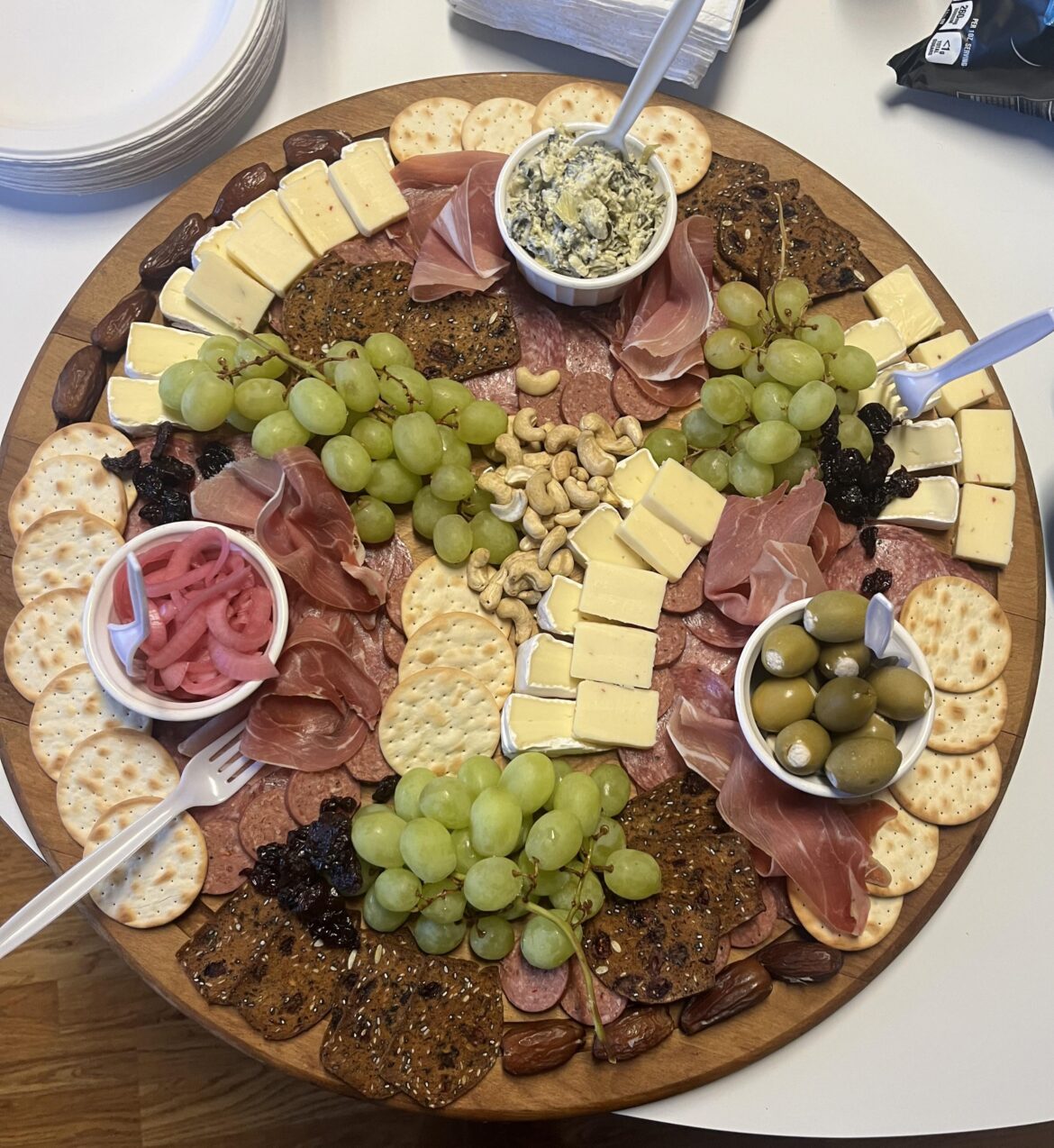 just found this sub and wanted to post the board i made for family game night