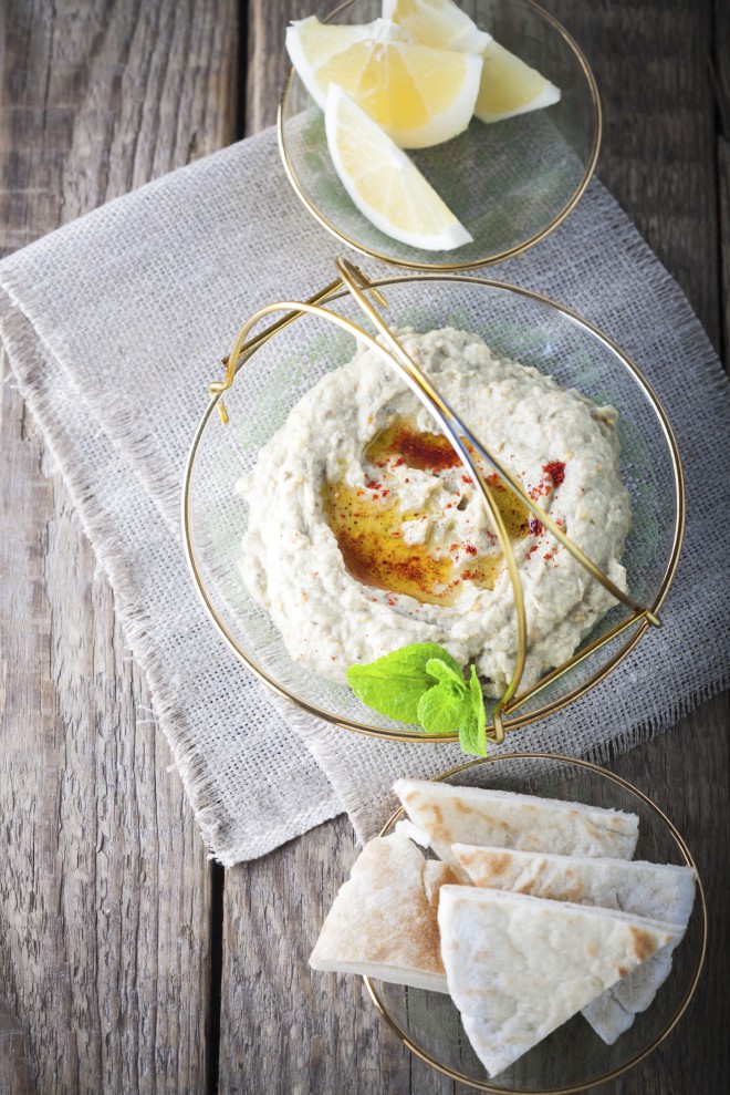 Picnic in Israel - baba ghanoush
