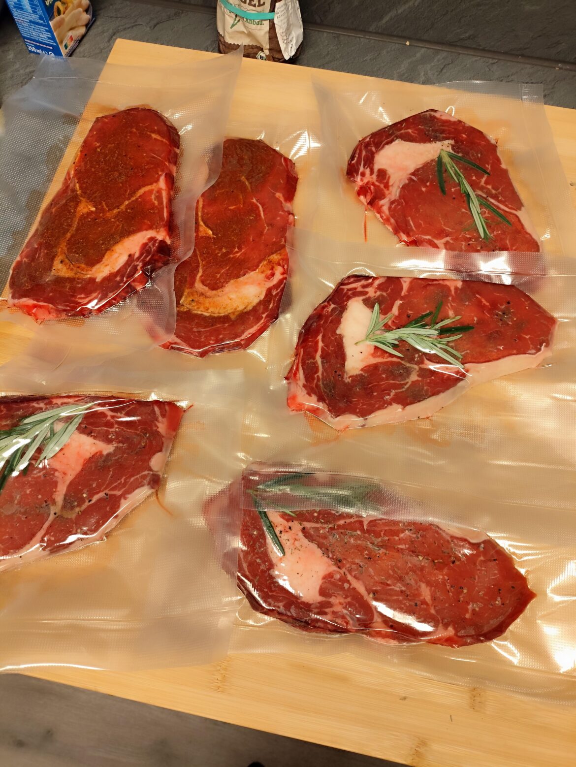 Preped some Entrecote as a first timer.