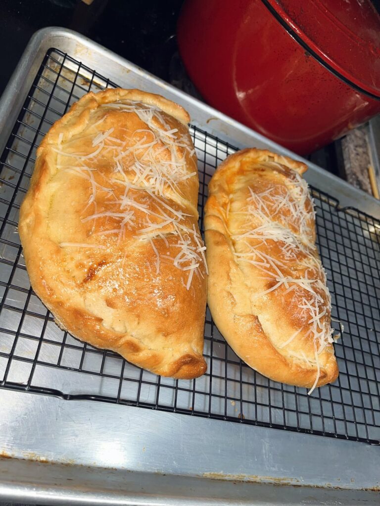 i made calzones!
