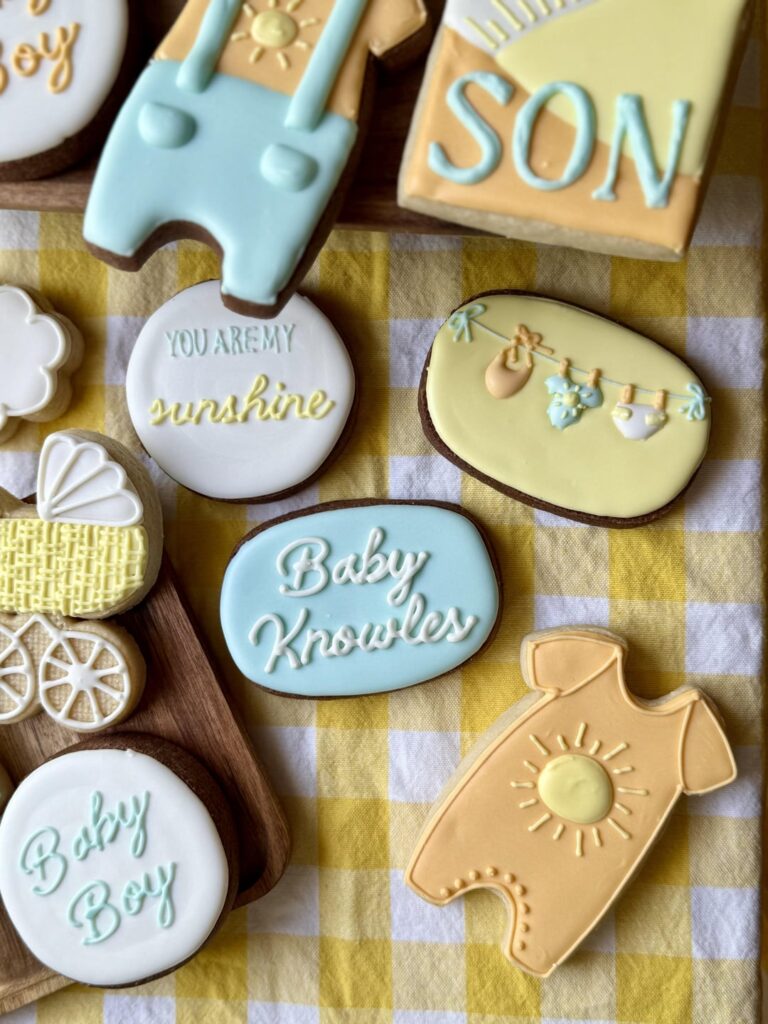 The sweetest baby shower cookies