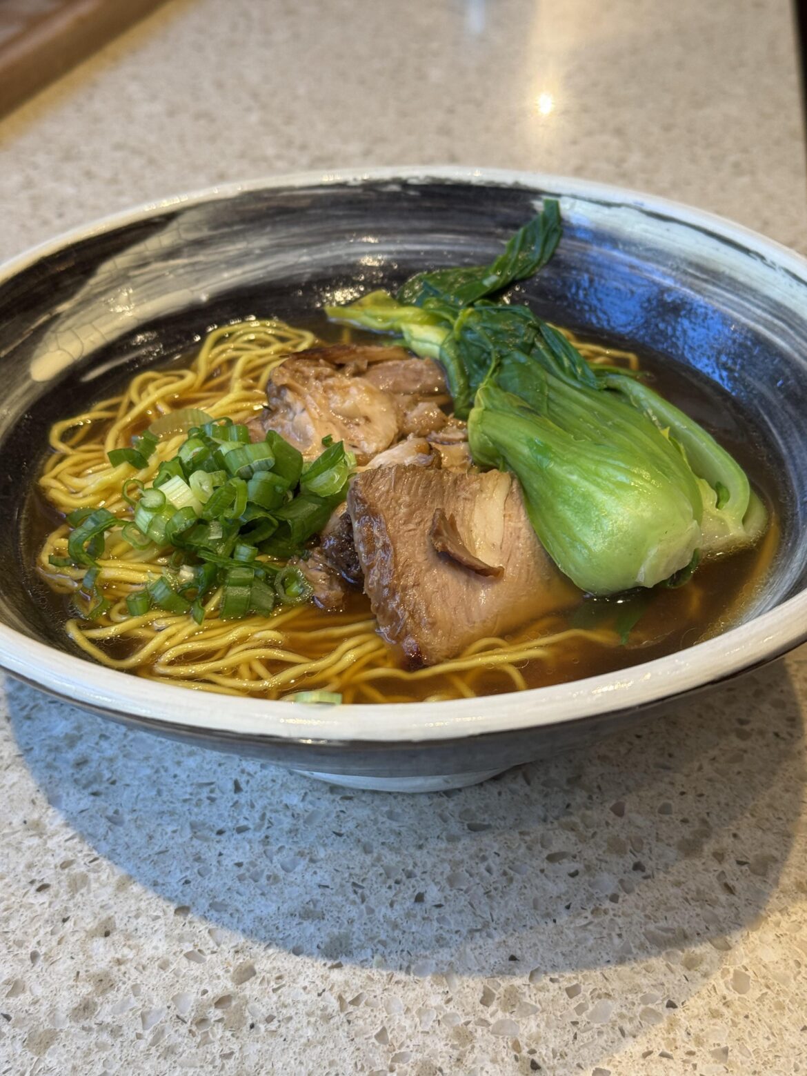 My friend made me a ramen bowl, so I made him some ramen My friend made me a ramen bowl, so I made him some ramen