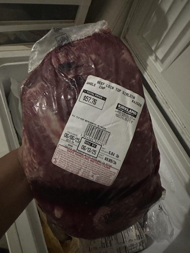 I asked for top sirloin with the fat cap on and this is what they gave me! What should I cook with this now?