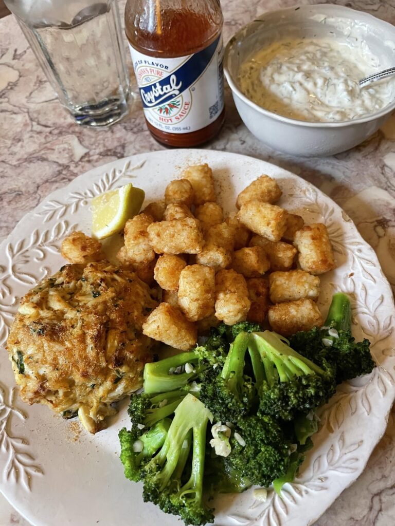Half-off Lump Crab Meat Means Maryland Crab Cakes for Dinner! ✨✨