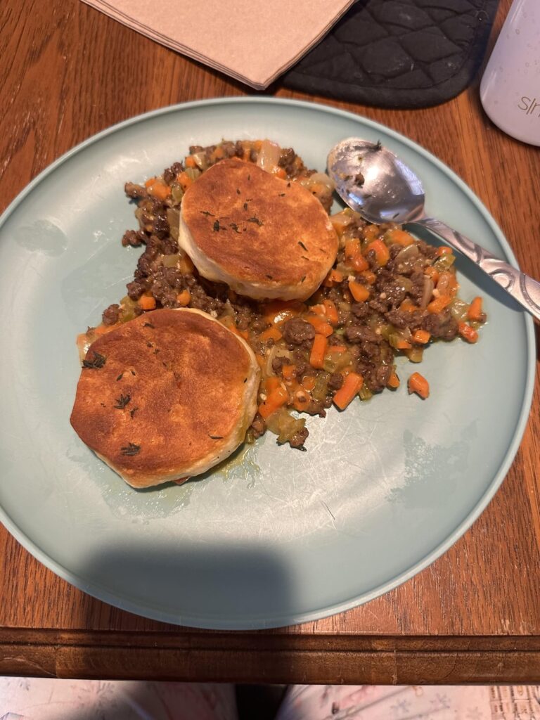 Homestyle (Beef) & Biscuit Pot Pie