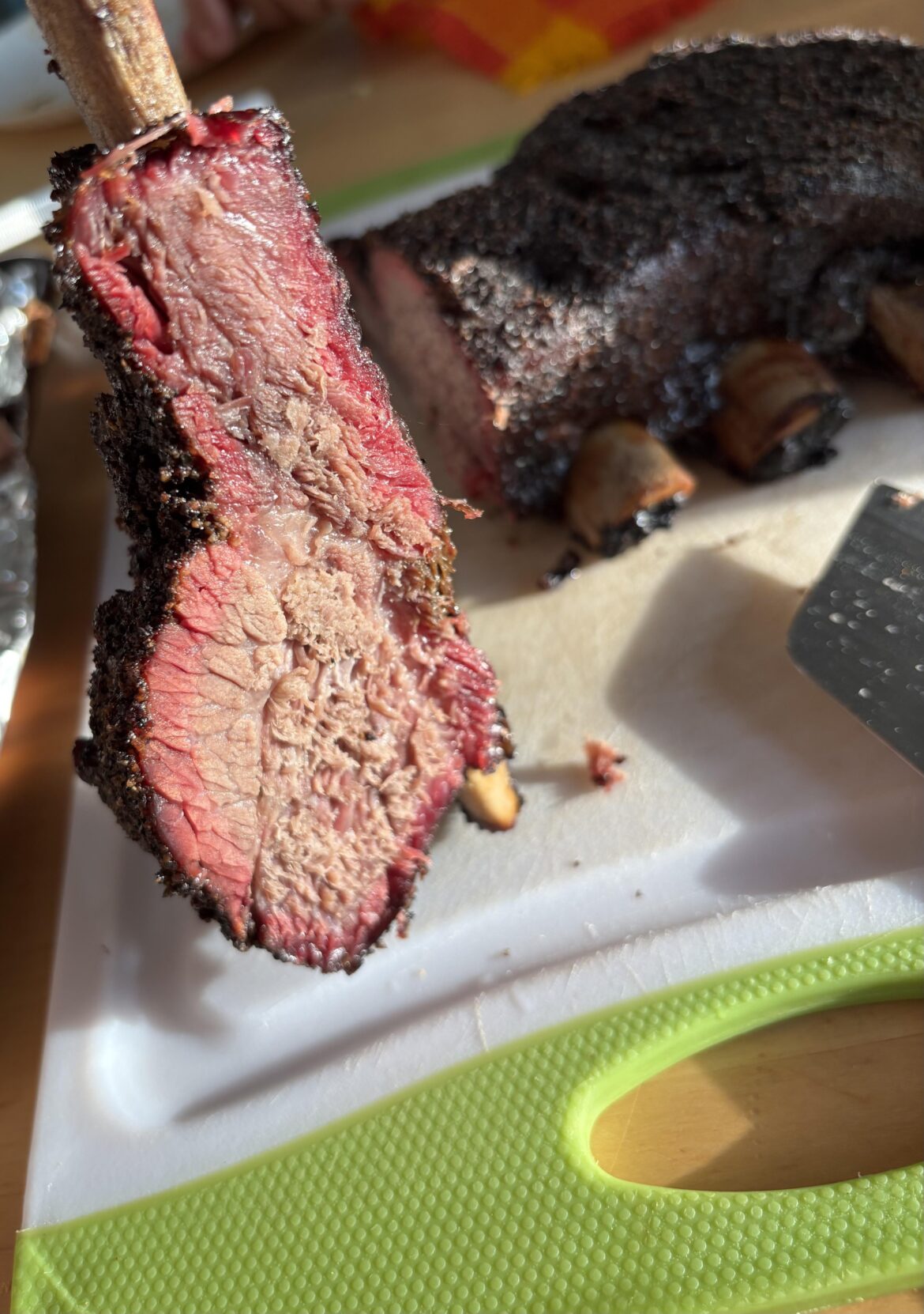 Smoked some beef ribs for the first time. I’m a changed man.