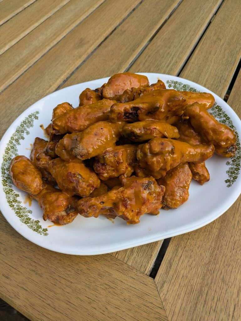 Grilled “fried” wings Grilled "fried" wings