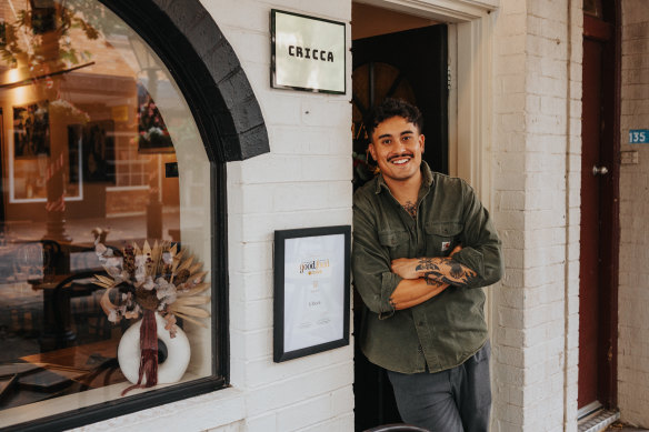 Cricca restaurant manager Alessio Nogarotto.