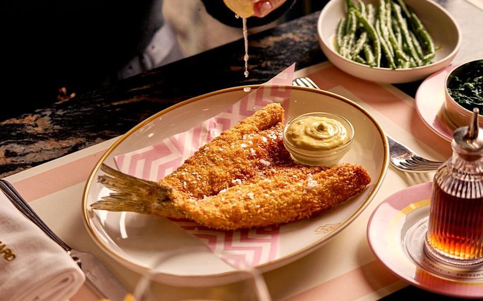 Bob Bob Ricard restaurant, Soho, London, UK